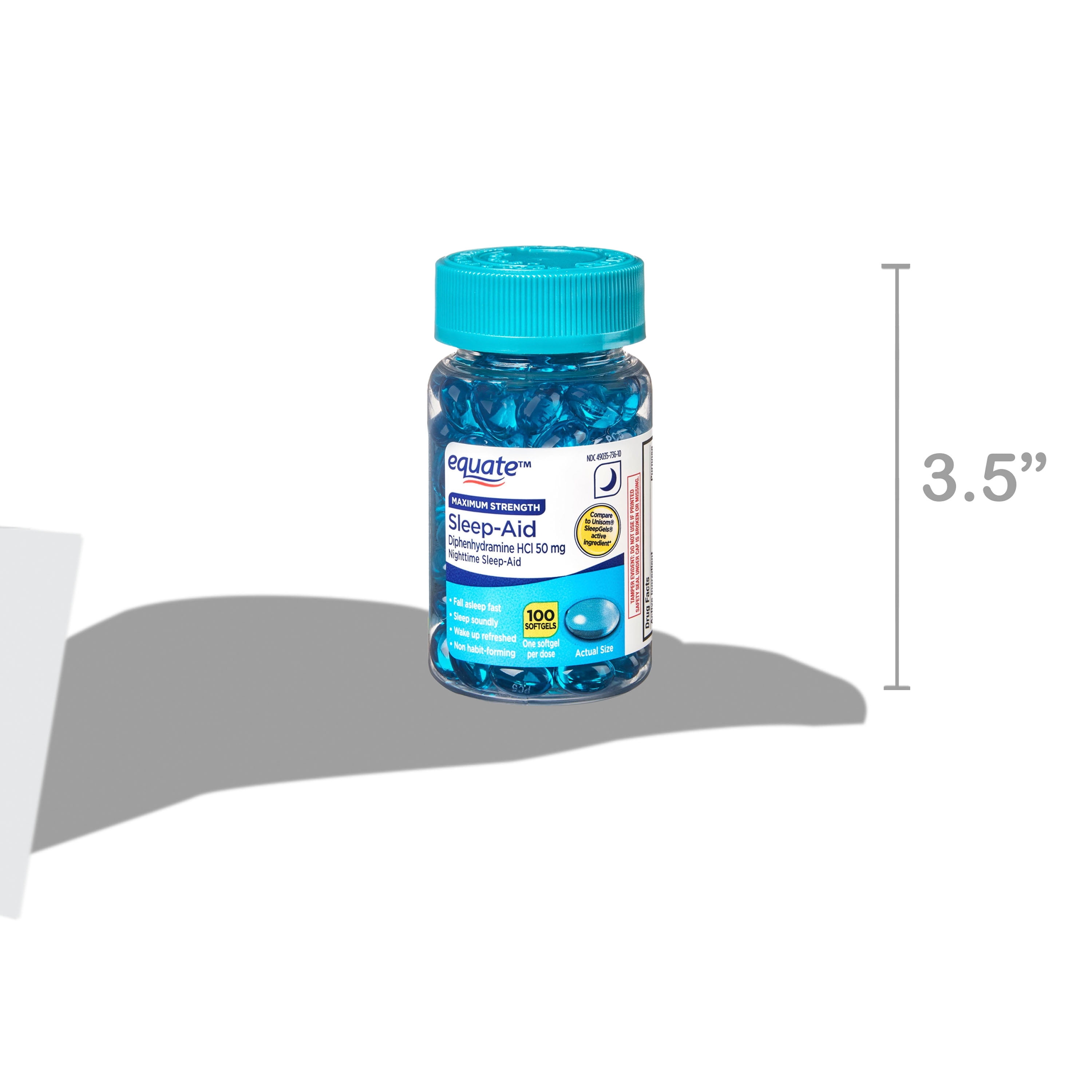 Equate Aide-sommeil 50 mg20 caplets 
