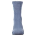 thumbnail image 6 of MeMoi Girls Pointelle Ribbed Cotton-Rich Crew Sock with Cross-Stitch Heart - Girls - Female, 6, White-Red, 6 of 9