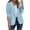 Z09-Blue, variant on Pincandy Women Plus Size Casual Blazer Open Front Long Sleeve Work Office Cardigan Jackets