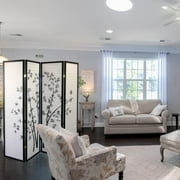 Ore International 4-Panel Room Divider - Bamboo
