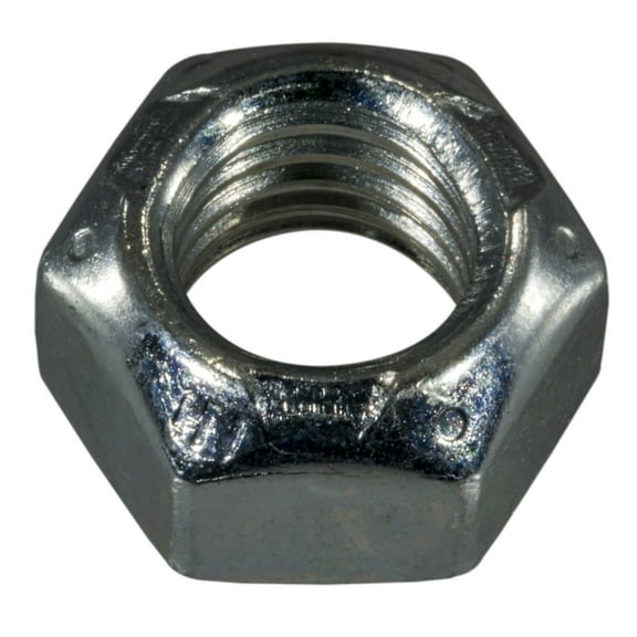 1/2"-13 Zinc Plated Grade 2 Steel Coarse Thread Lock Nuts LNS-356