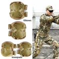thumbnail image 3 of Soidarity Rodillera para acampar al aire libre con correas ajustables, coderas portátiles, Protector deportivo, rodillera, equipo de escalada y caza Verde Soidarity OD027064-02, 3 of 6