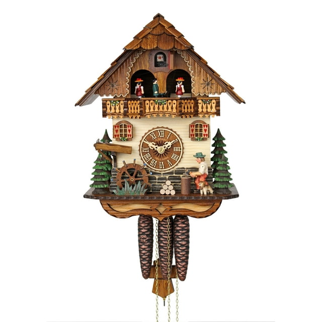 HerrZeit by Adolf Herr Cuckoo Clock - The Busy Wood Chopper