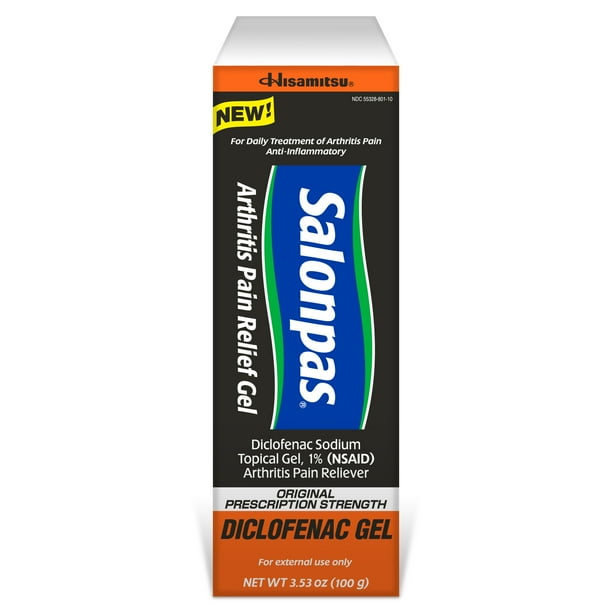 Salonpas Arthritis Pain Relief Gel OTC Medicine for Joint Pain, 3.53 oz