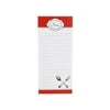 Darice Memo Pad Cutlery Black and Red 80 Sheet