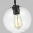 thumbnail image 2 of Orley 1-Light Midnight Black Pendant Light with Clear Glass Globe Shade, 2 of 7
