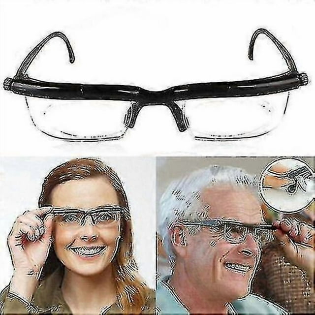 New 2023 Adjustable Eye Glasses Dial Vision Variable Focus Eyewear Distance Reading