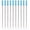 Blue, variant on YLOHUIL Ballpoint Pen Refills, 10 Pack 1mm Metal Pen Tips, Black Ink Screw in Refills for Round Ballpoint Pens, Smooth Writing Replacement Cartridges