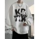 thumbnail image 3 of Sudadera con cuello redondo y letras góticas para hombre, ropa de moda de hip hop, ropa de calle de otoño Y2K, sudaderas con capucha de gran tamaño para hombre, 3 of 5