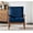 Dark Blue, variant on US Pride Furniture Robbie 25'' Wide Velvet Armchair -Black
