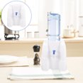 thumbnail image 1 of LIFKOME Water Bottle Holder Portable Water Dispenser Plastic White Faucet Functionality 1Set, 1 of 8