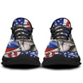 thumbnail image 6 of Puerto Rico American flag Shoes Trail Running Shoe Non-Slip Breathable Comfortable Sneakers Black Size 12, 6 of 7