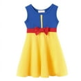 thumbnail image 3 of Vestido de estilo princesa para niñas, ropa informal de algodón con dibujos animados, ropa de cumpleaños para niñas de 2 a 8 años, 2024, 3 of 5