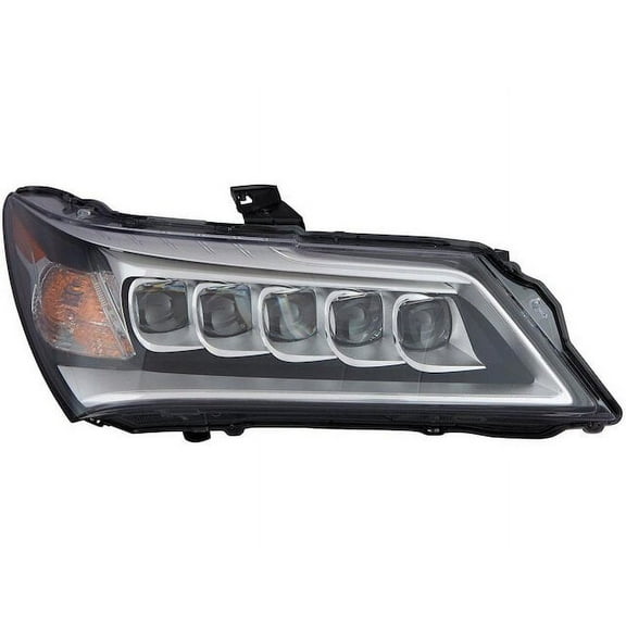 Right Passenger Side Headlight Assembly - LED - Compatible with 2014 - 2016 Acura MDX 2015