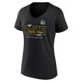 thumbnail image 2 of Women's Black Golden State Warriors Team Pride V-Neck T-Shirt, 2 of 3
