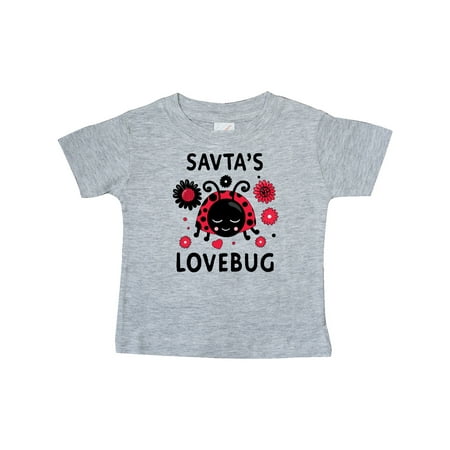 

Inktastic Valentine s Day Savta s Lovebug Gift Baby Boy or Baby Girl T-Shirt