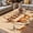 Yellow, variant on Deer Outdoor Rug for Patio/Deck/Porch, Non-Slip Large Area Rug 3 x 5 Ft, Wildlife Animals Farmhouse Country Elk Indoor Outdoor Rugs Washable Area Rugs, Reversible Camping Rug Carpet Runner