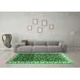 thumbnail image 3 of Ahgly Company Indoor Round Abstract Emerald Green Modern Area Rugs, 8' Round, 3 of 4
