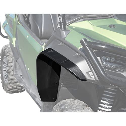 Tusk Off-Road Tusk UTV Molded Fender Flare Kit Front Black For 2016-2025 Honda Pioneer 1000 (1000-5) (Deluxe, Forest, Trail)