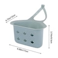 thumbnail image 3 of BAOPAI No Installation Required Kitchen Sink Strainer Basket Hanging Faucet Mount Foldable Design for Food Scraps and Drains Easy to Use Space Saver, 3 of 6