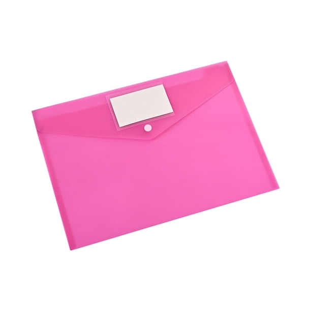 Bolsa de plástico PP A4 de colores para documentos y organización de papelería