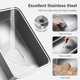 thumbnail image 5 of Caja de arena de acero inoxidable Aphyxen XL para grandes felinos con tapa, 5 of 8