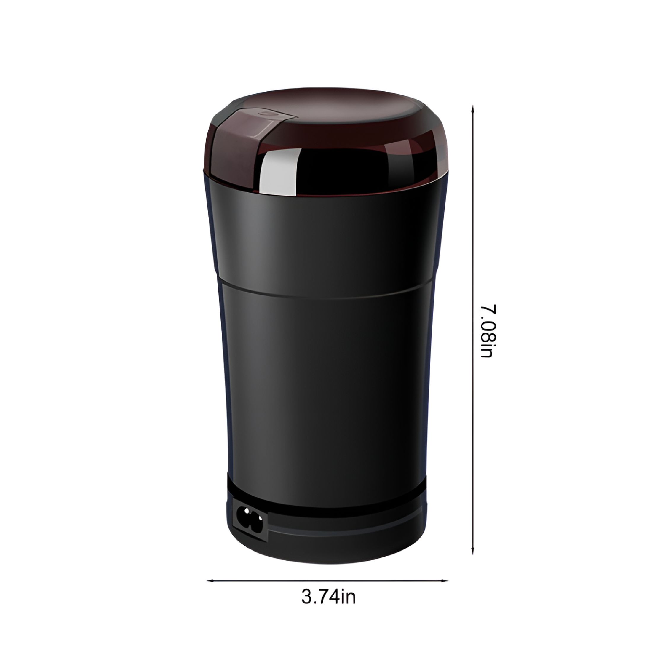 ZEPARO Electric Herb Grinder - Compact and Efficient Spice Grinder with Stainless Steel Blades,Fast Grinding for Dry Spices,Herbs,and Coffee Beans