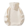 thumbnail image 3 of WILLBEST Sudaderas para Hombre, Sudadera con Capucha y Media Cremallera para Otoño e Invierno, Suéter Informal Holgado De Talla Grande y Ajustado Chica, 3 of 3