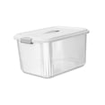 thumbnail image 2 of Caja organizadora de joyas con asa de transporte multifuncional, caja contenedora para artículos diversos Blanco, 2 of 9