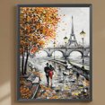 thumbnail image 2 of Pintura de diamante 5D DIY, taladro redondo completo, Kit de calles pintadas al óleo de París, decoración FLhrweasw Nuevo, 2 of 9