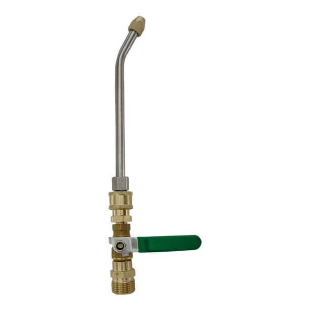 Accesorio para varilla de hidrolavadora de alta presión, rociador de riego, herramienta de limpieza para hogar, lavado de autos, canaletas, jardín 27 cm 30 grados M22
