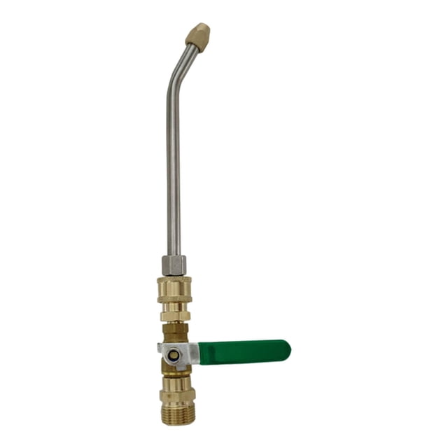 Adaptador de manguera para manguera de hidrolavadora, accesorio para lavado de autos en el patio y el hogar. 27 cm 30 grados M22