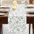 thumbnail image 3 of Table Runners 120 Inches Long Dress Scarves, Spring Flowers Farmhouse Coffee/Dining/Kitchen Table Runner for Living Room, Yellow Pink Floral Leaves Country Farm Plants 13x120 Inch, 3 of 9