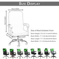 thumbnail image 4 of DYstyle Office Chair Cover Stretch Rotating Computer Chair Slipcover, 4 of 5
