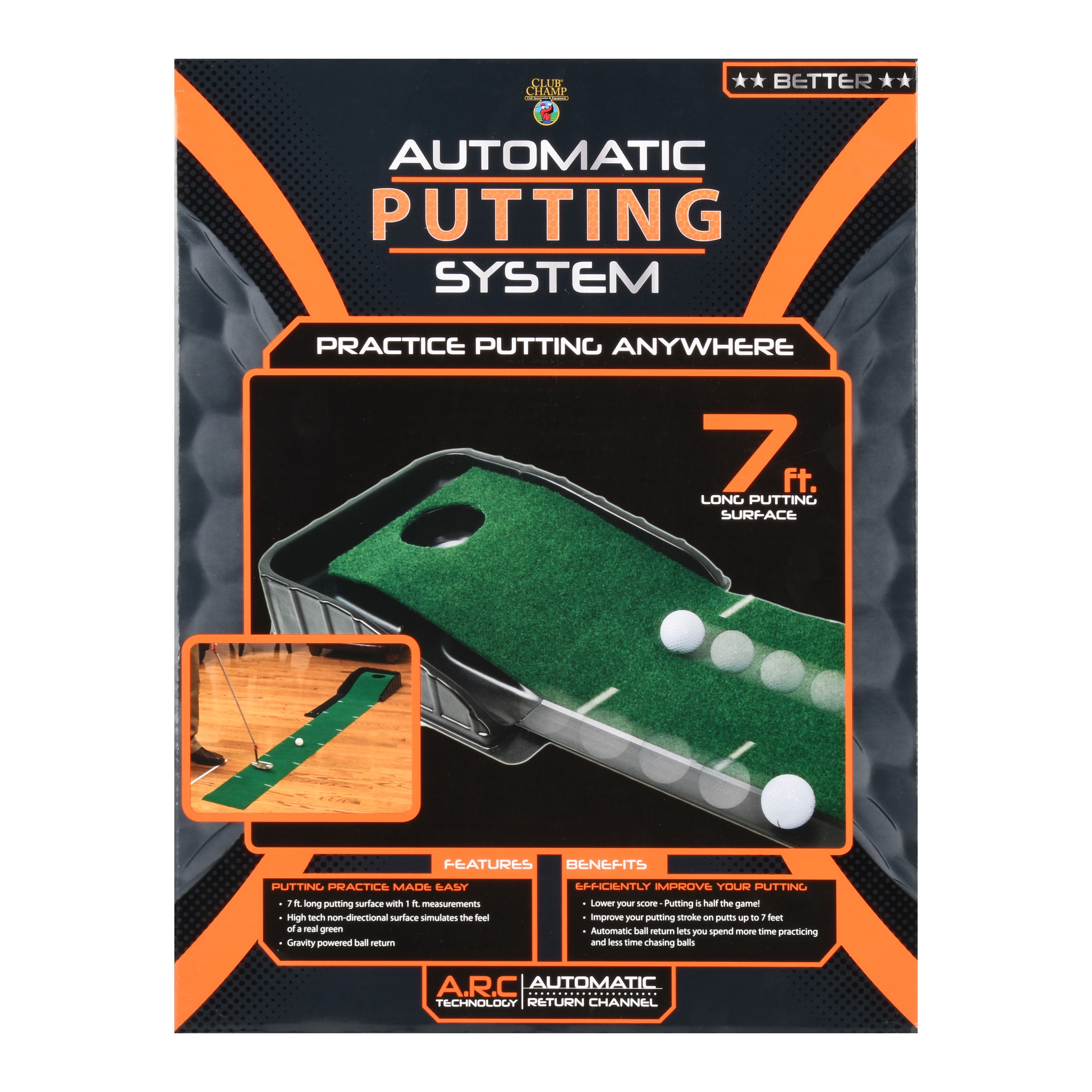 Club Champ Golf Auto Ball Return Putting System