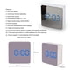 thumbnail image 4 of Riwesomey TS-S70 Reloj de espejo cuadrado LED digital con espejo multifuncional con temperatura Artesanía No.04 Riwesomey GJ4346-04B, 4 of 6