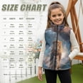 thumbnail image 3 of Xoenoiee Galaxy Lion Cat Print Jacket for Teen Boys Sleeveless Fleece Vest Full Zipper Stand Collar Jacket Warm Outwear Teen Winter Clothes, Size 9-10 Years, 3 of 7