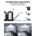 thumbnail image 5 of Sentryse LED Garage Lights Bulb 2 Pack, 6500K Led Shop Light with 6 Deformable Panels, Basement Barn Ceiling Lights, E26/E27 for Warehouse, 5 of 8