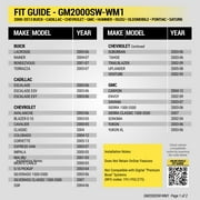 Scosche Wiring Harness Compatible w/ 2000-13 General Motors Retains Steering Controls GM2000SW-WM1