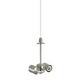 thumbnail image 3 of Aspen Creative 72152-21 Two-Light Plug-In Swag Pendant Kit with Empire Lamp Shade, Grey & Black, 3 of 4