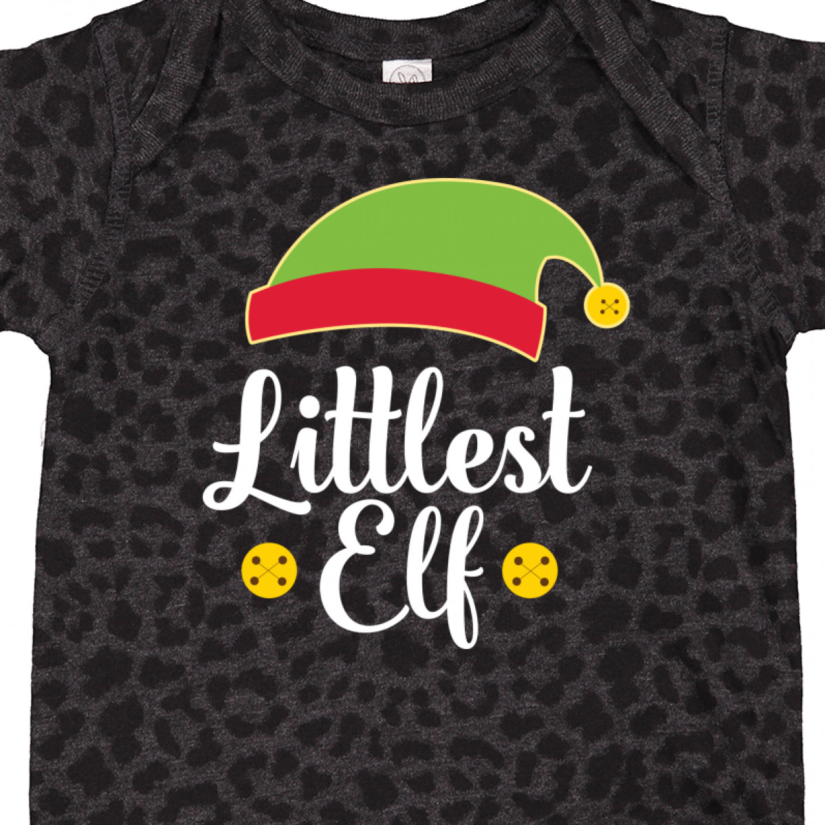 Inktastic Christmas Littlest Elf Holiday Boys or Girls Baby Bodysuit