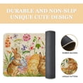 thumbnail image 4 of Easter Door Mat 30 X 17 Inch Easter Eggs Floral Bunny Doormat Indoor Outdoor Entrance Floor Rug Non Slip Spring Easter Decor Low Profile Welcome Mats, 4 of 6