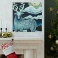thumbnail image 6 of Reindeer Pointillism Scene - Canvas, 6 of 10