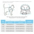 thumbnail image 3 of BELLA & PAL Cat Harness and Leash for Walking, Breathable Air Mesh Adjustable Vest Harnesses for Cats, Easy Control Safety Reflective Strips Harness, Blue Harness, XXS, 3 of 11