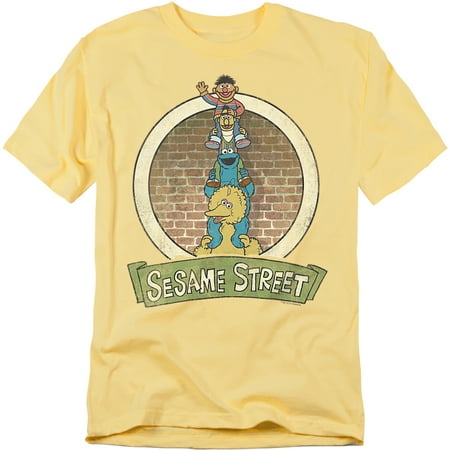 Sesame Street T-Shirt Stacked Group Unisex Graphic Tee For Men & Women