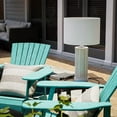 thumbnail image 4 of Ceybo White Outdoor/Indoor Round Table Lamp 27. 5 in, 4 of 5
