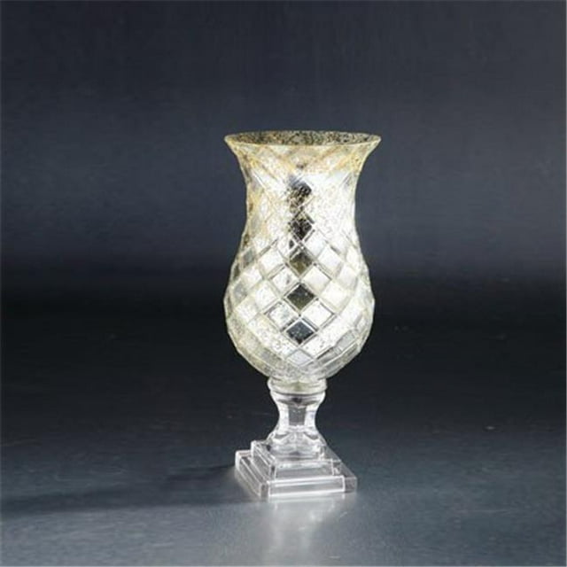Hurricane en Verre de 14 x 6 Po&44; Argent