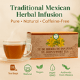 thumbnail image 6 of Hierba de San Juan Tea (St. John’s Wort) – 25 Tea Bags – 100% Natural, Vegan, Non-GMO Herbal Tea – Caffeine-Free Botanical Infusion –  Authentic  Mexican Herbal Blend, 6 of 9