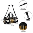 thumbnail image 5 of Honeybee Soccer Bag: Sports Bag with Interior Zipper Pocket and Large Capacity - Swim Bag, Carry on Bag, Travel Tote, Weekender Bag, 5 of 6