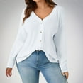 thumbnail image 2 of FAIWAD Women's Cardigan Sweaters 2024 Fall Oversized Open Front Button V Neck Lightweight Knit Outerwear, 2 of 5